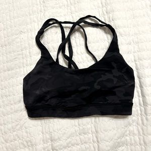 Lululemon energy bra size 4 camo